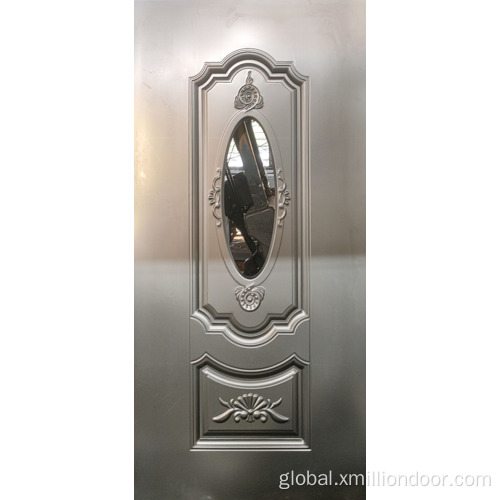 Metal Skin Door Elegant Design Stamped Steel Door Plate Supplier